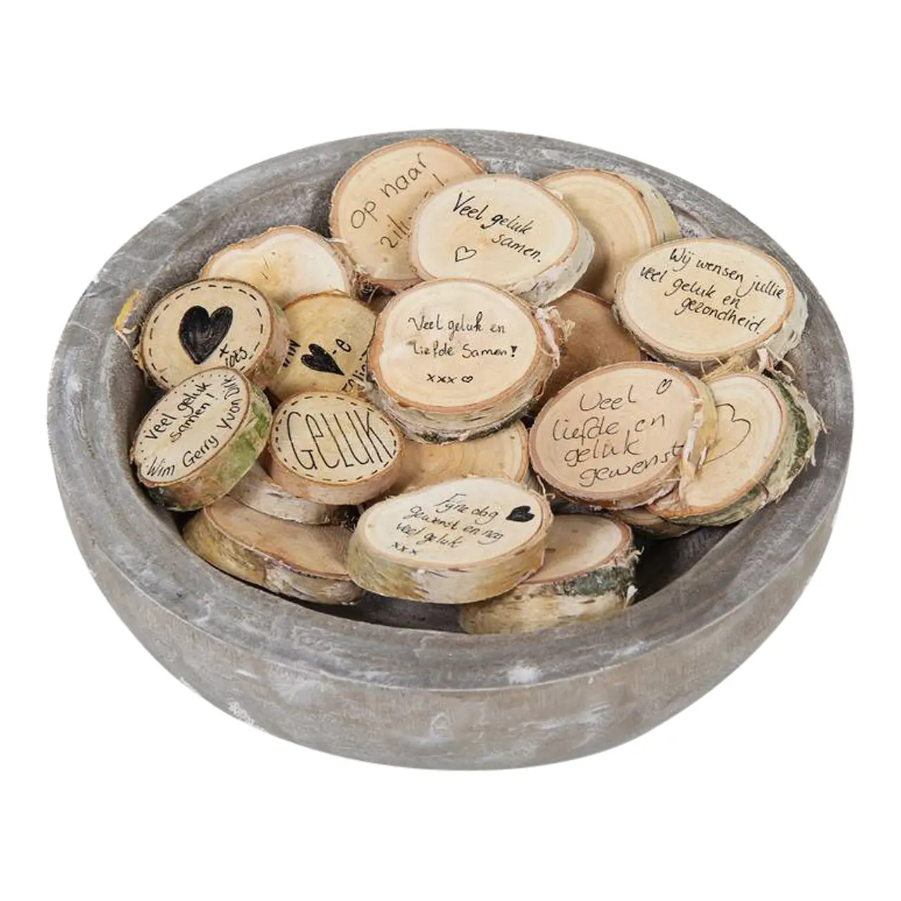 10 wenschijfjes 5-6cm