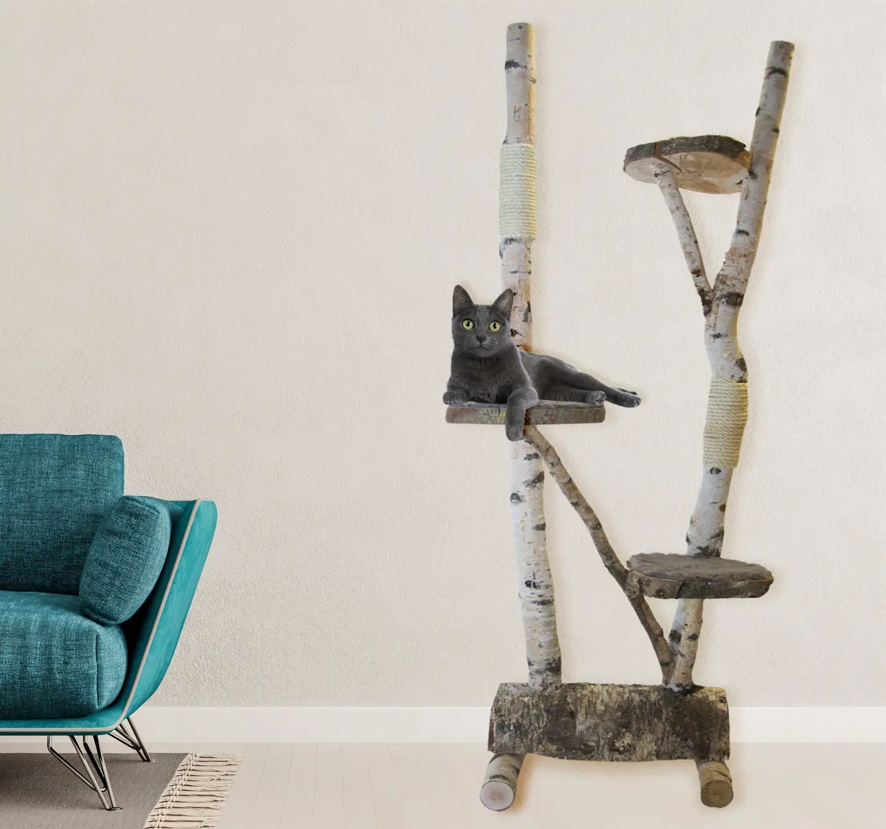 Berken Krabpaal Mimi 200x100cm