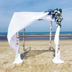 Berken Trouwprieel Beach 230cm