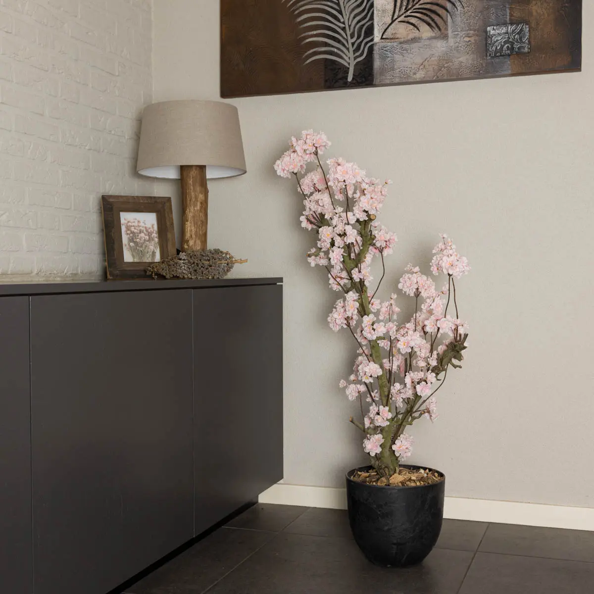 Bloesemstruik Babette Roze 100cm (2)