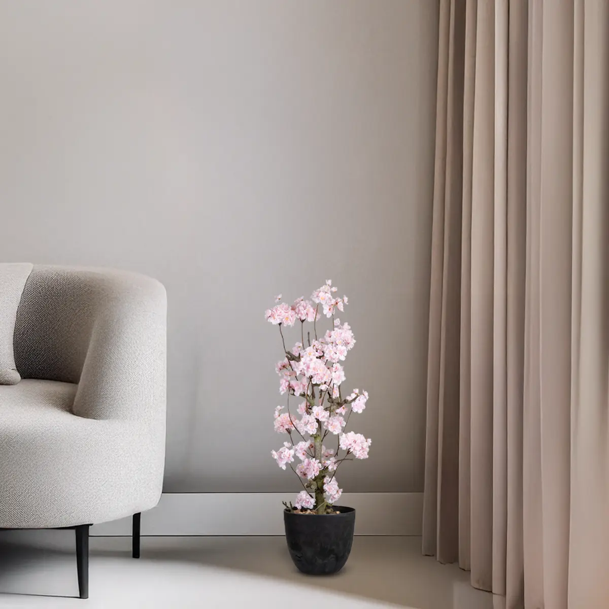 Bloesemstuk Babette 70cm