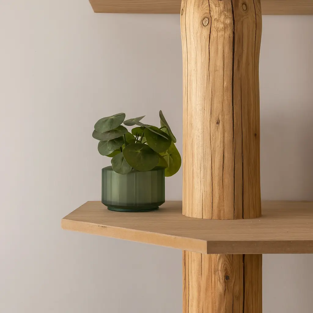 Boomstam Hoekkast Einar Old Naturel 85x60x250 (3)