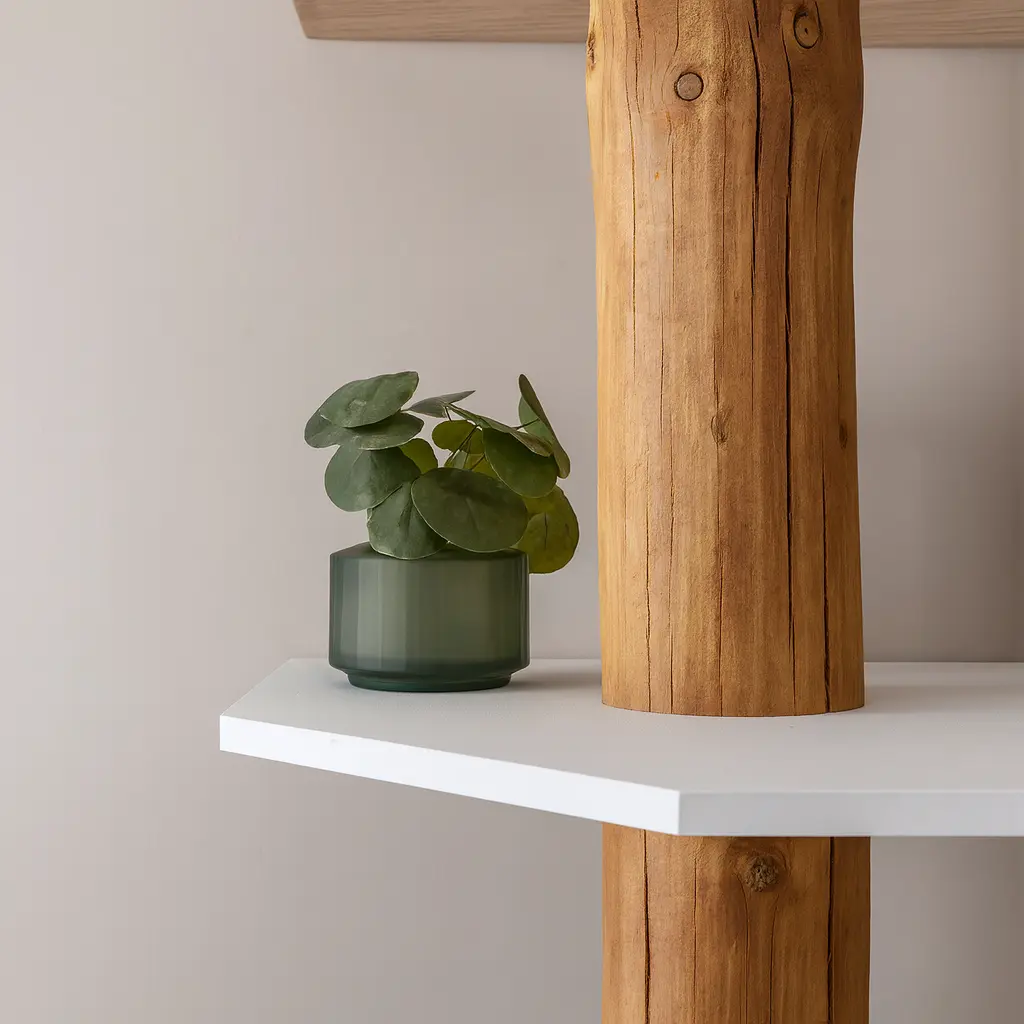 Boomstam Hoekkast Tarik Old NaturelWit 85x60x250 (4)