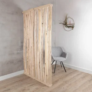 Boomstam Roomdivider Bodi Met naturel voet H200cm