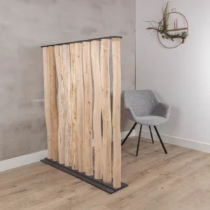 Boomstam Roomdivider Esper Met zwarte voet H140cm