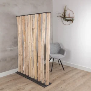Boomstam Roomdivider Esper Met zwarte voet H165cm