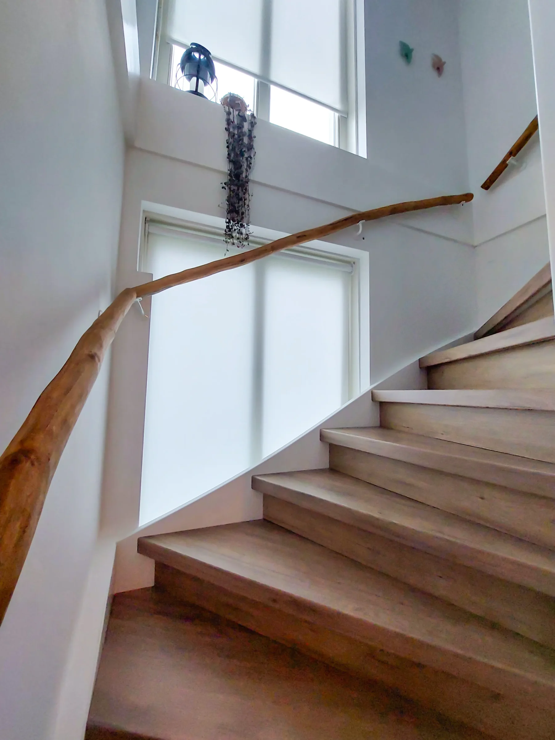 Boomstam Trapleuning Oak recht (2)