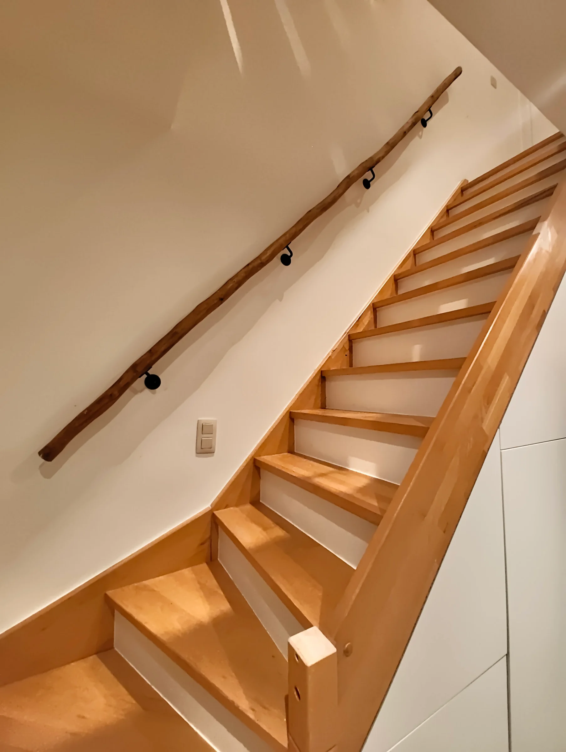 Boomstam Trapleuning Oak recht (4)