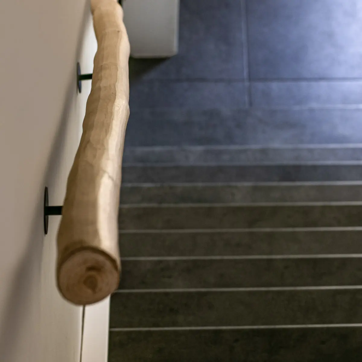 Boomstam Trapleuning Old Naturel recht (3)