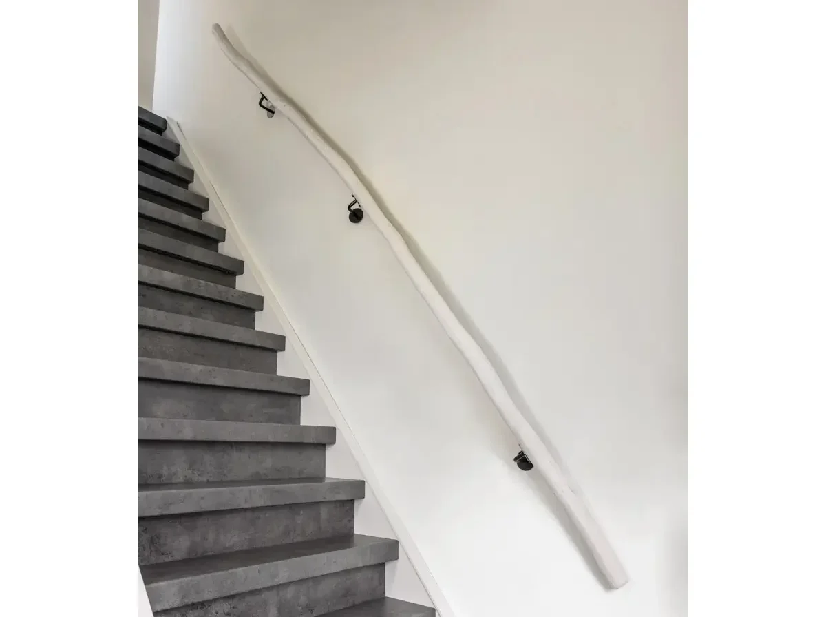 Boomstam Trapleuning White wash (8)