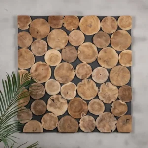 Boomstam wanddecoratie Bjorn vanaf 80x80cm (1)