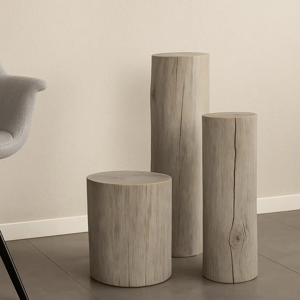 Boomstam zuil Grey (1)