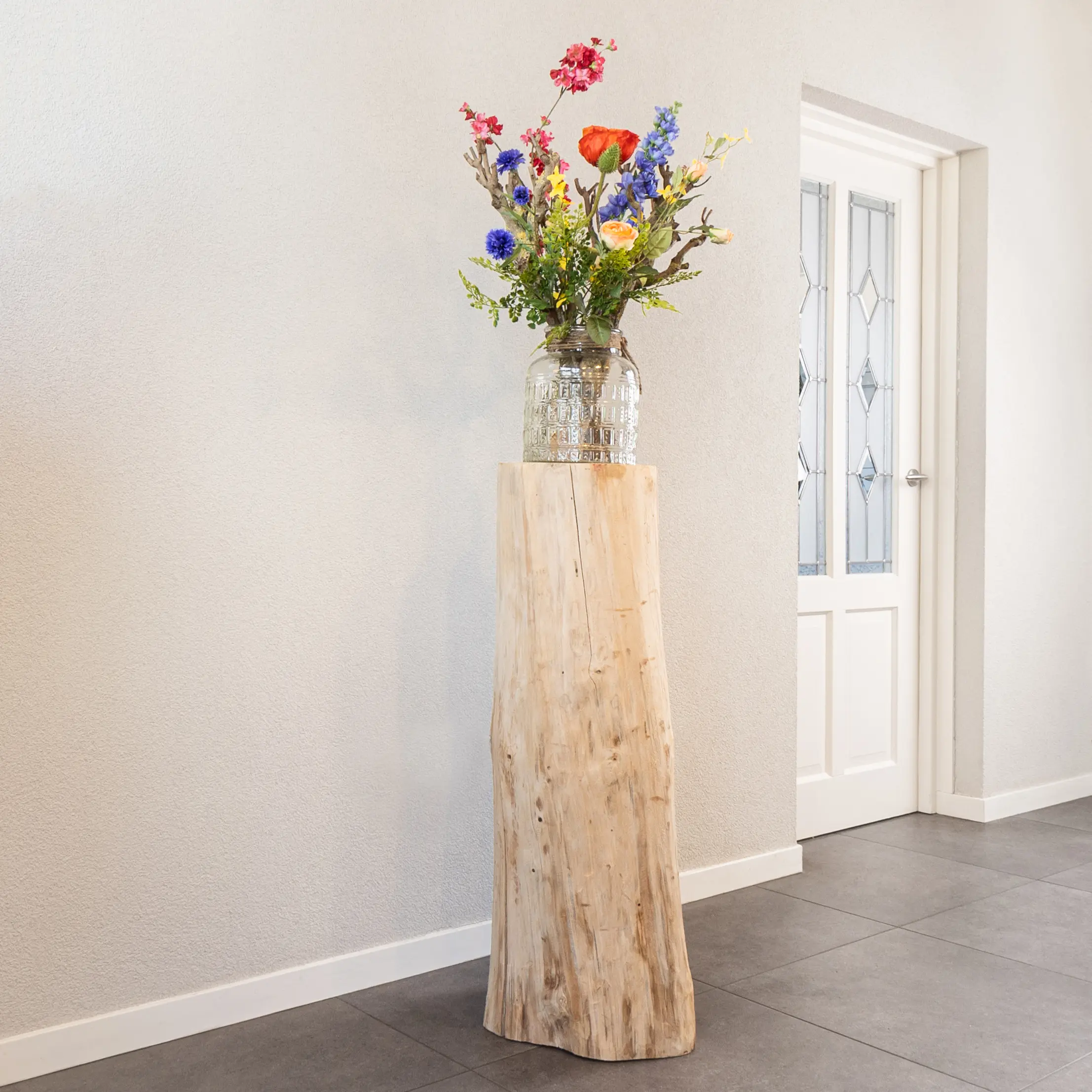 Boomstam zuil Naturel (14)