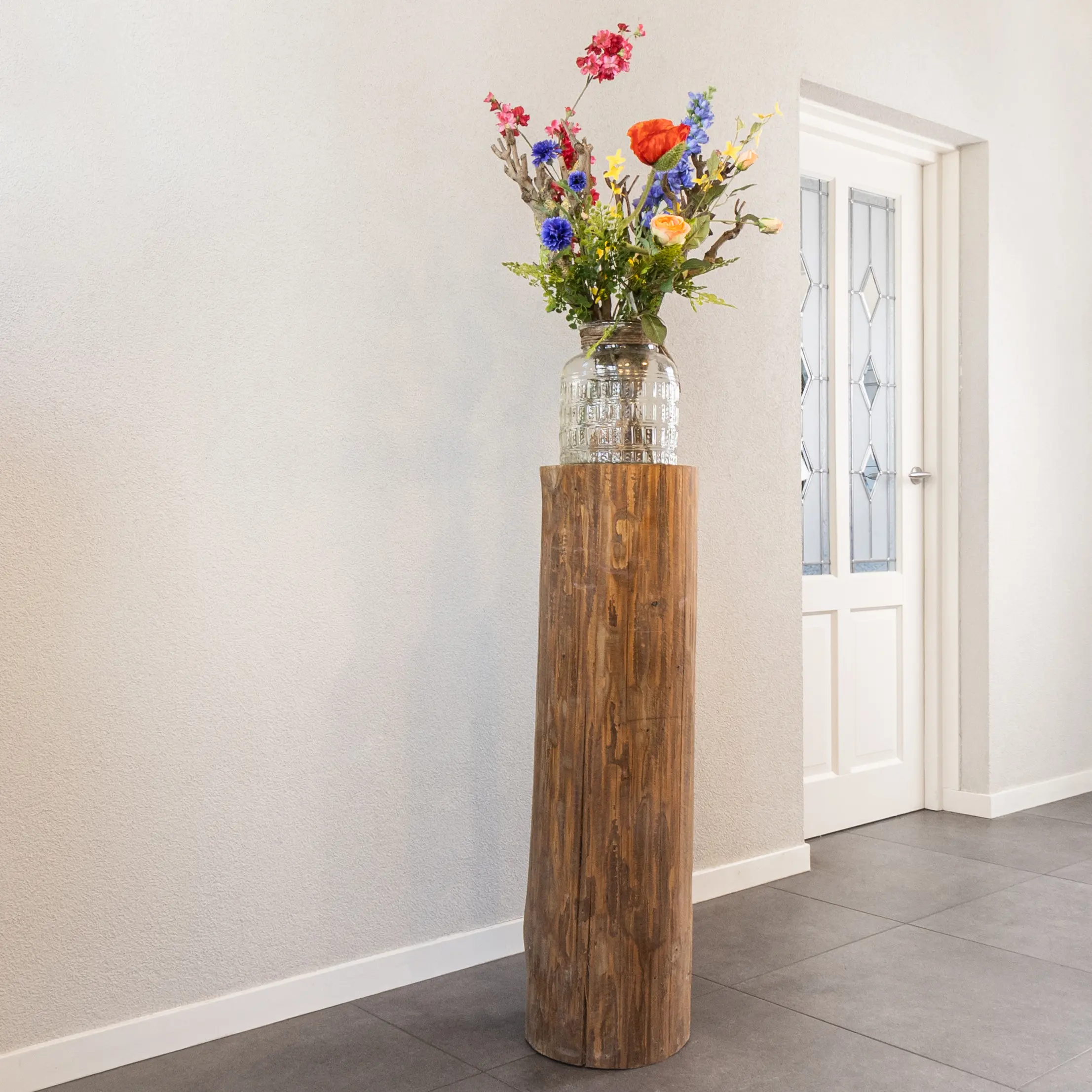 Boomstam zuil Oak (4)