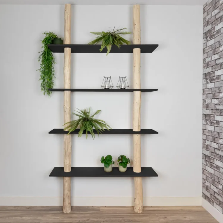 Boomstamwandrek Magnus NaturelZwart 250 cm