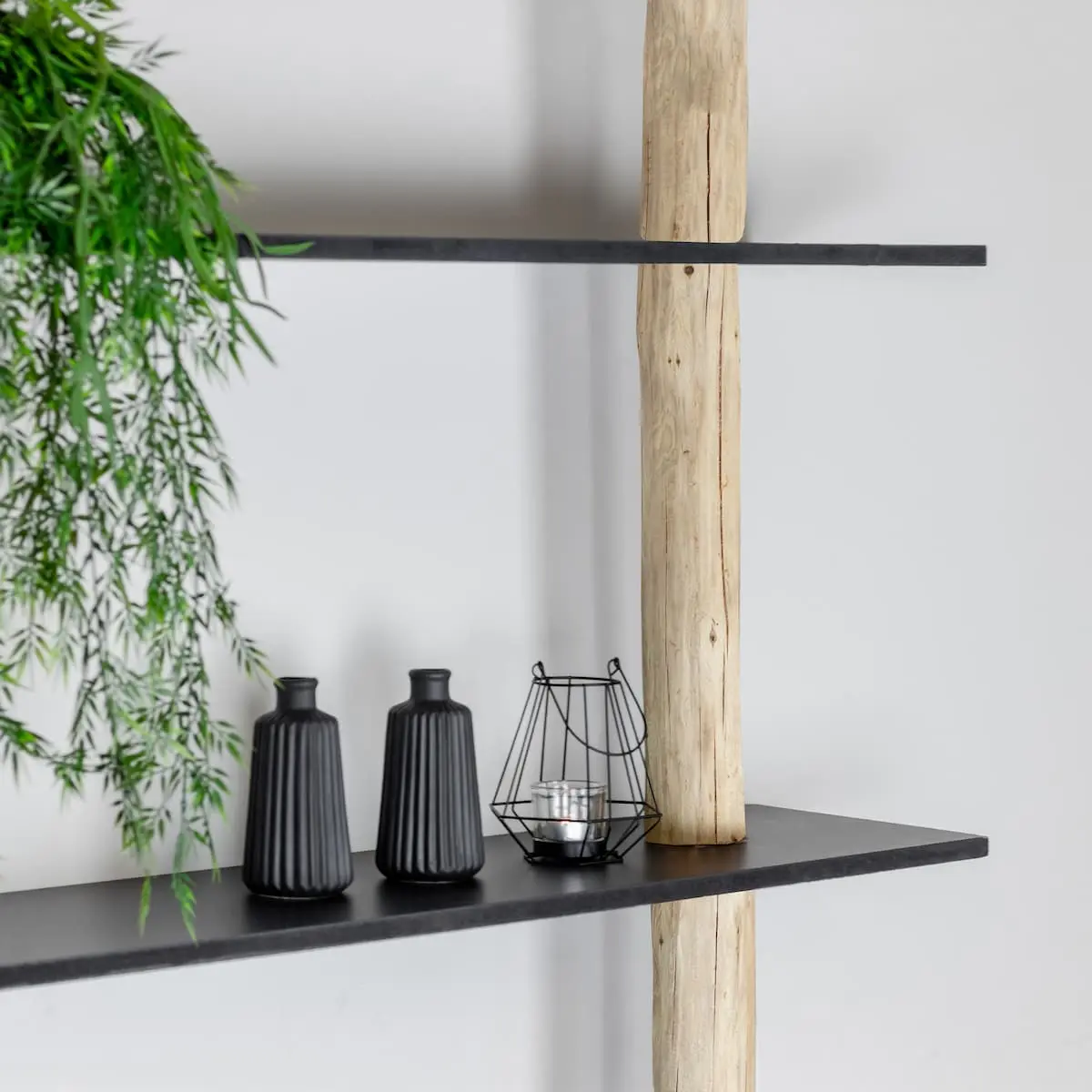 Boomstamwandrek Magnus NaturelZwart 250 cm