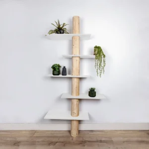 Boomstamwandkast Einar NaturelWit 250cm (1)