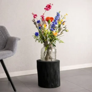 Boomstamzuil zwart 30 cm