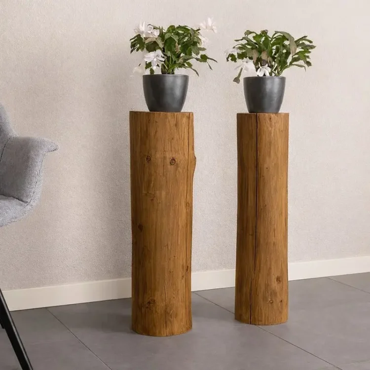 Boomstamzuilen Old Naturel 70 cm