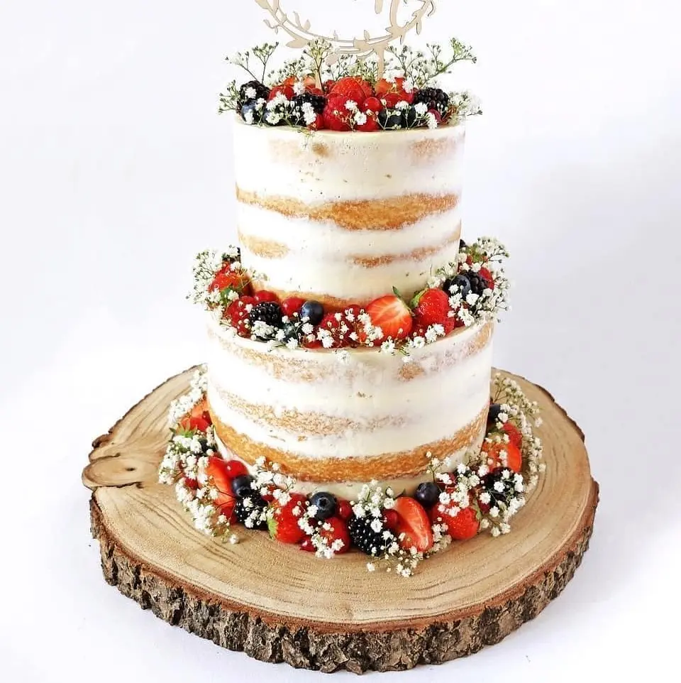 Bruidstaart op schijf