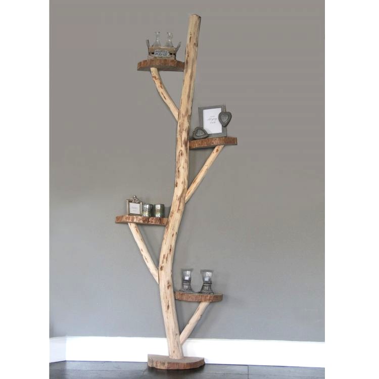 Decoratie wandboomstam geschuurd (1)