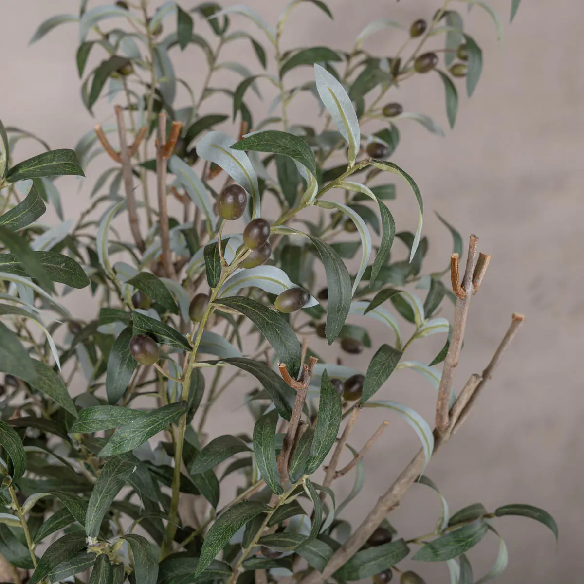 Detail kunstplant Olijftakken (2)