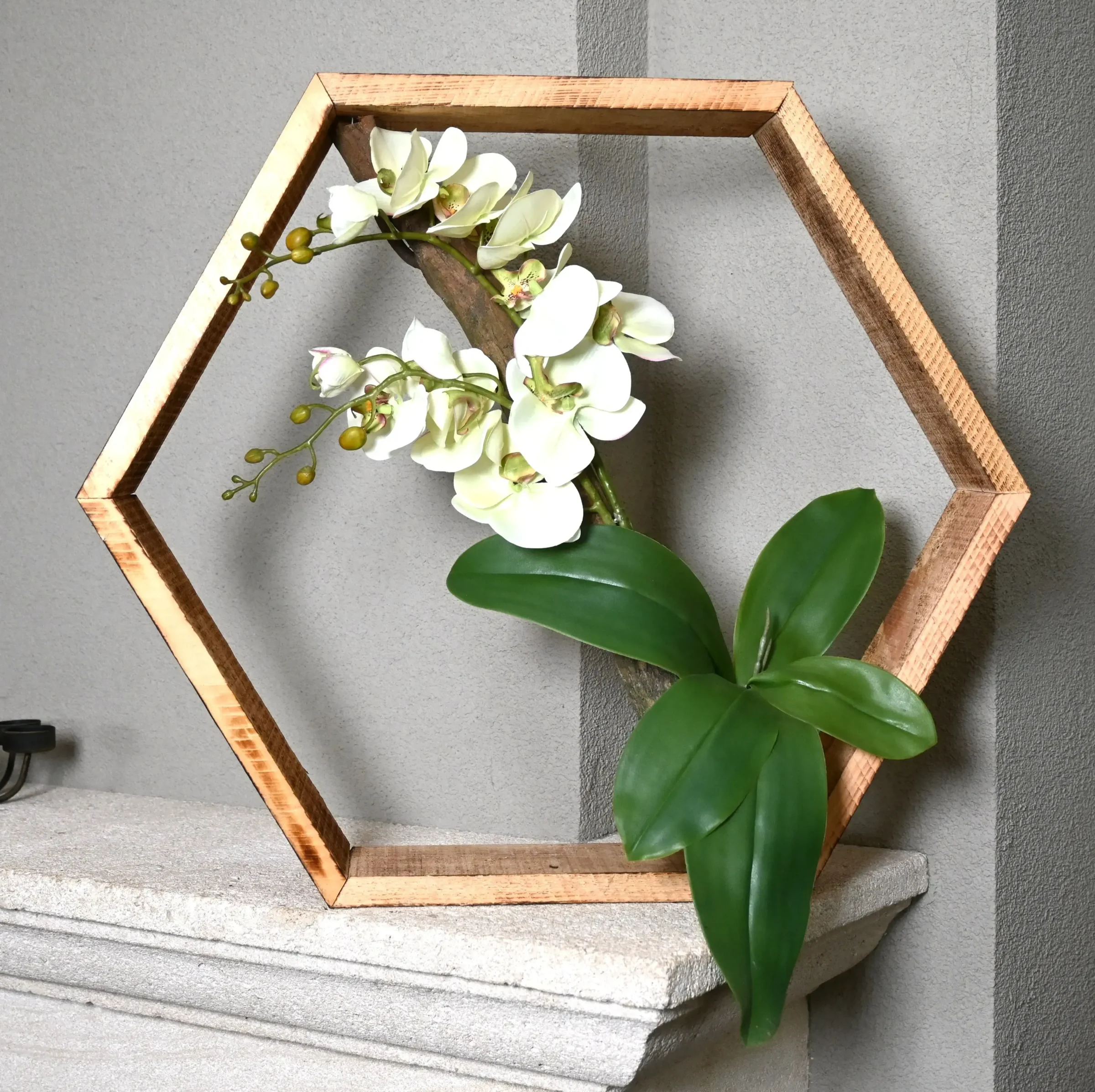 Hexagon Orchidee Geluk (2)
