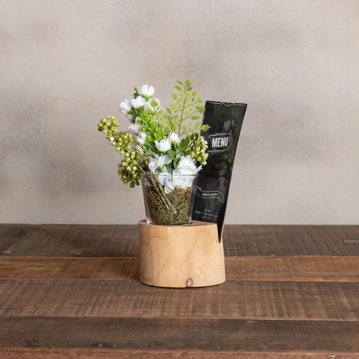 Houten menukaarthouder Bourguignon 11cm (2)