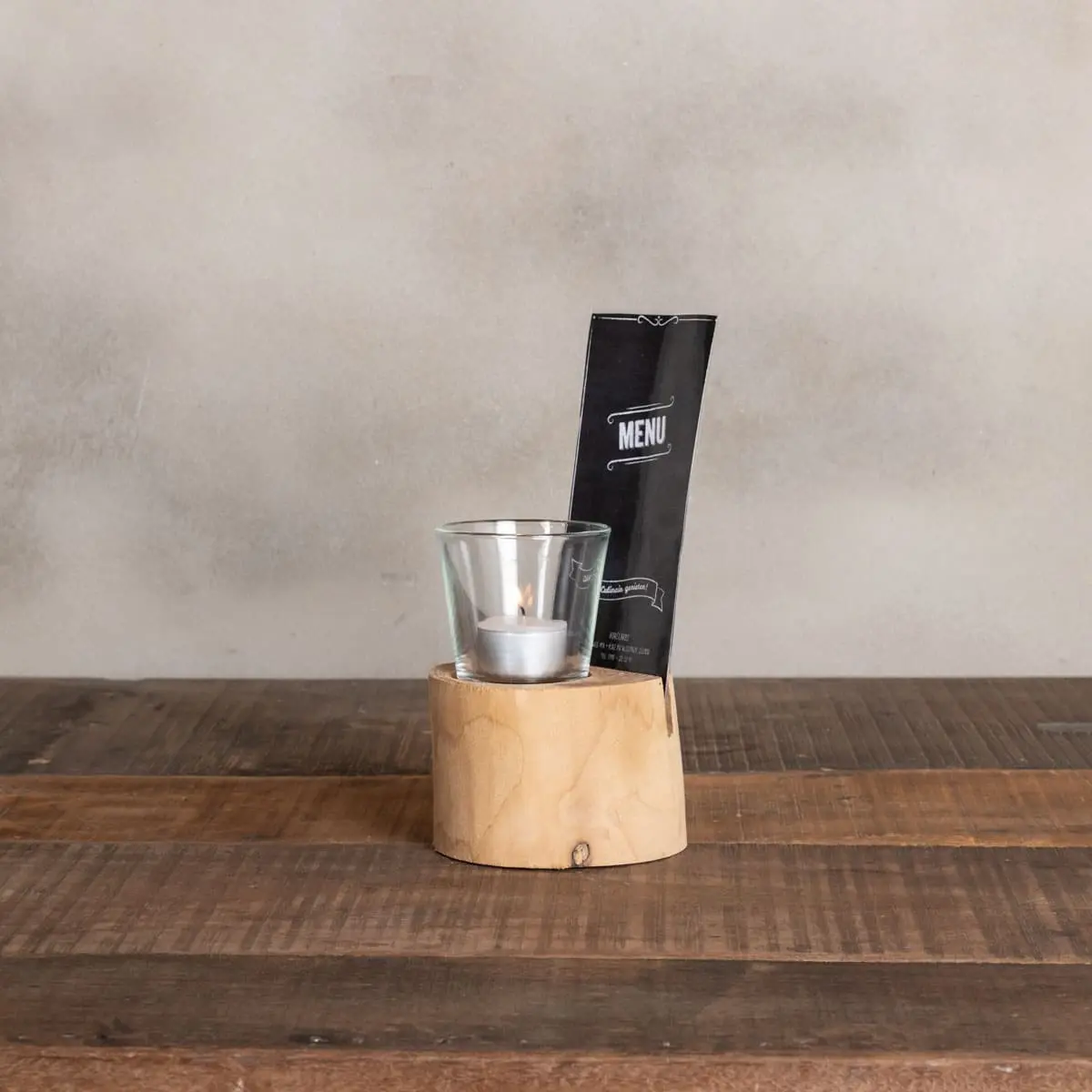 Houten menukaarthouder Bourguignon 11cm (3)