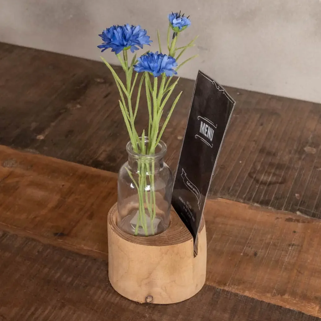 Houten menukaarthouder Bourguignon 11cm