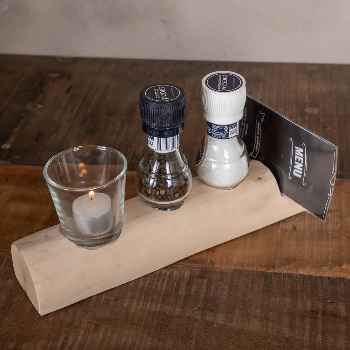 Houten menukaarthouder Merengue 30cm (4)