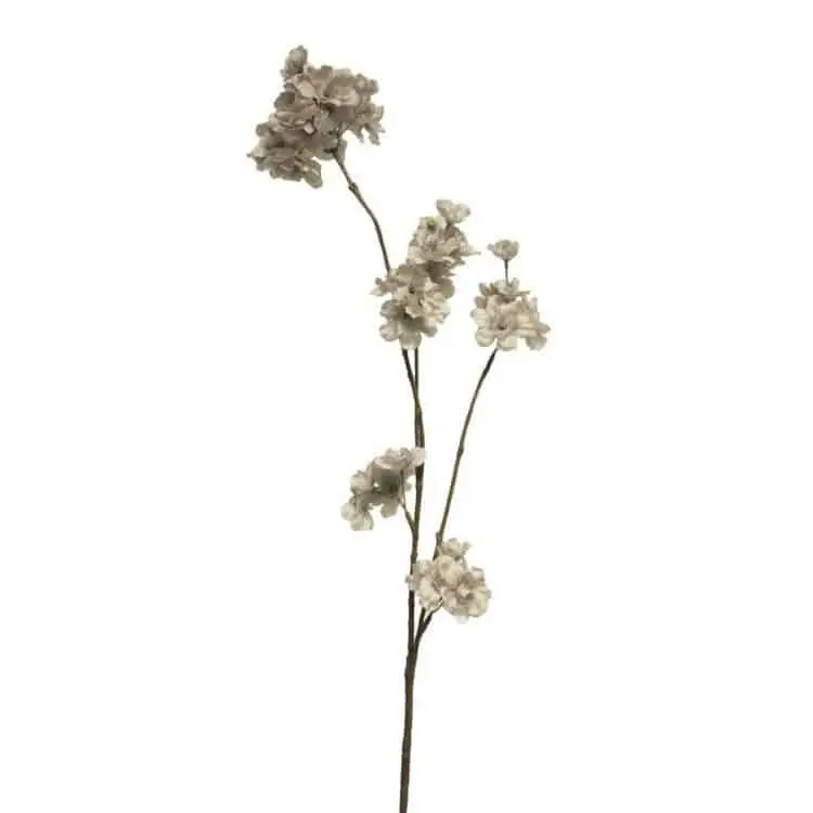 Kunst kersenbloesemtak Zacht lila-grijs 85 cm