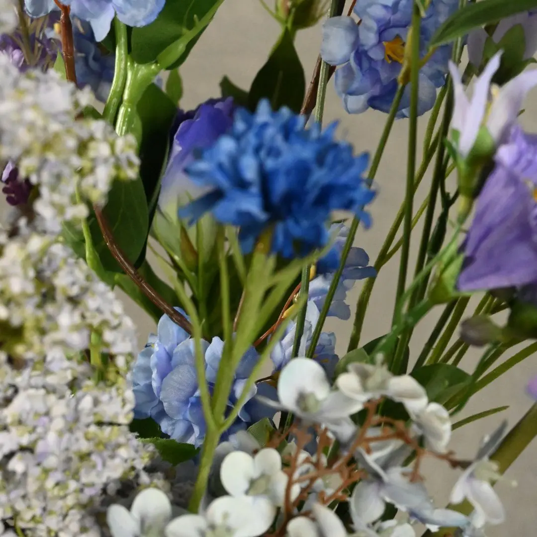 Kunstboeket Hemelsblauw 80cm (2)