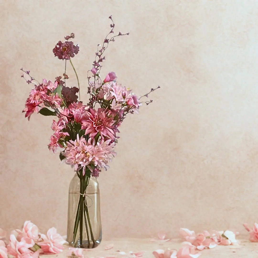 Kunstboeket Passie 80cm (1)