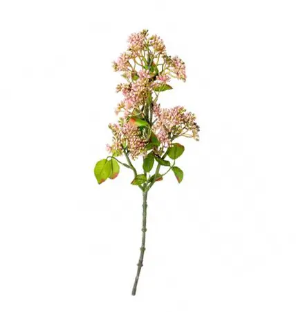 Kunsttak Viburnum Zachtroze 55cm