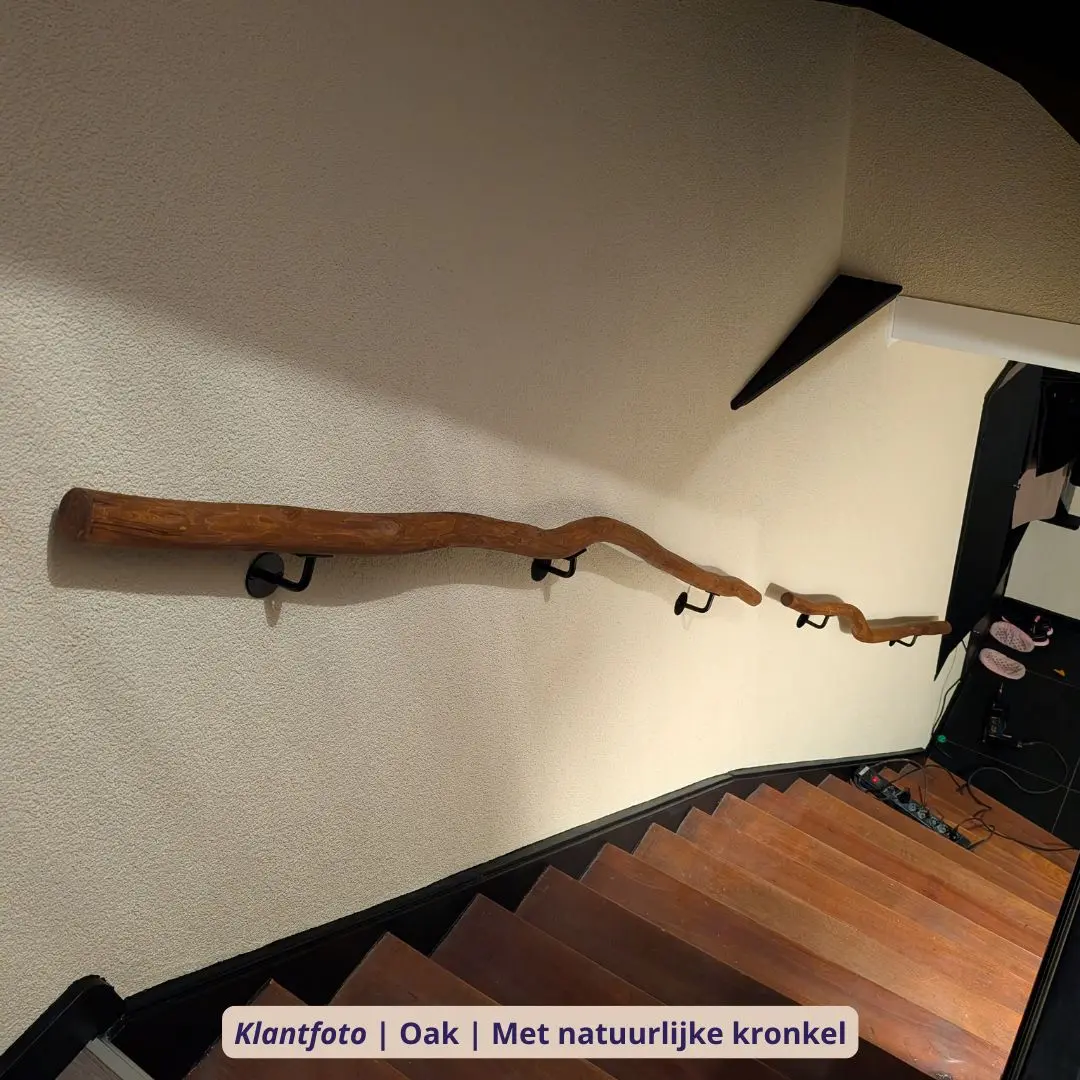 Oak met natuurlijke kronkel