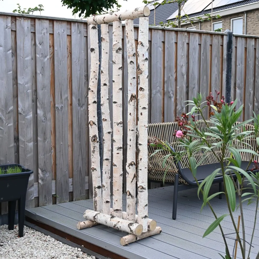 Roomdivider berk Jorn 165 cm