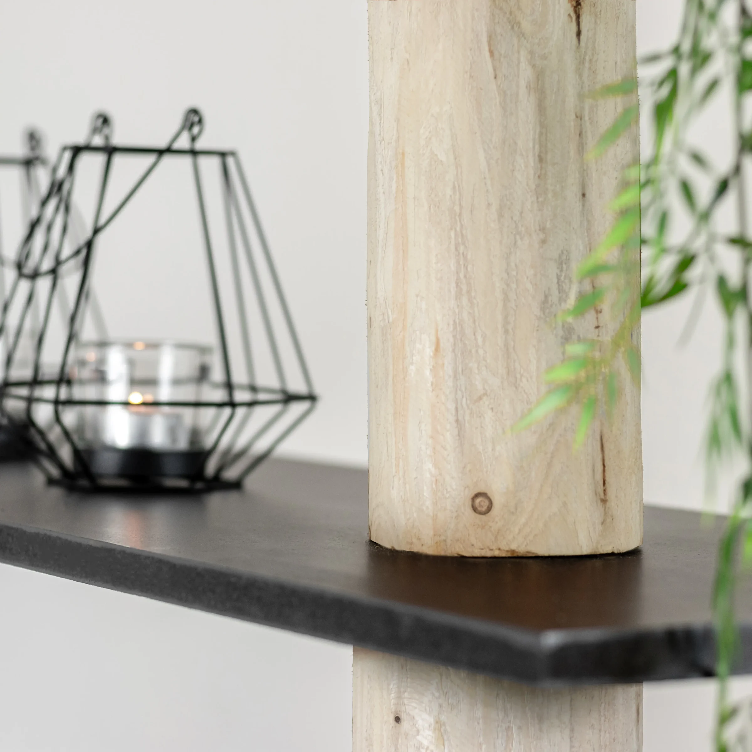 Roomdivider kast Alrik NaturelZwart 250cm (5)