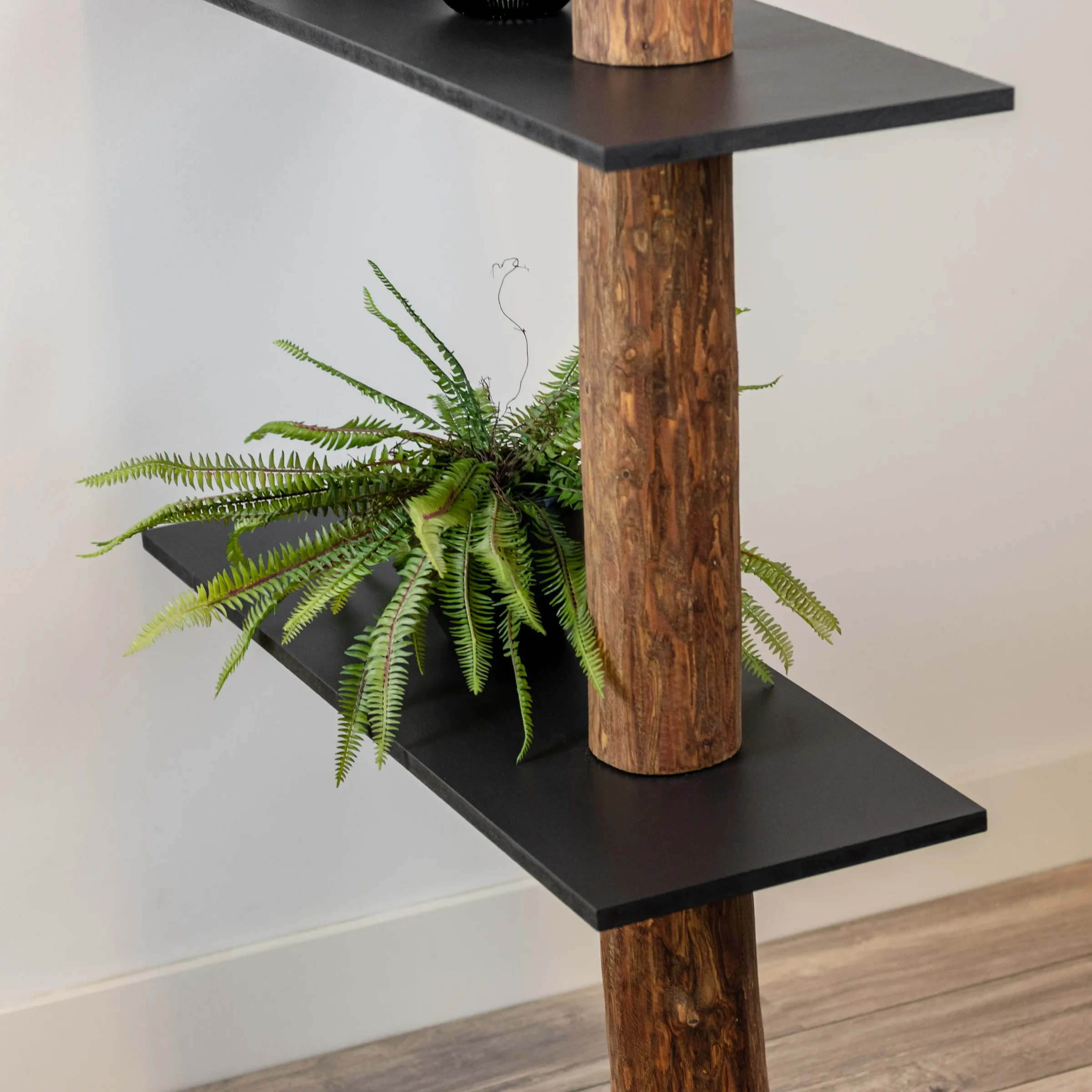 Roomdivider kast Alrik OakZwart 250cm (3)