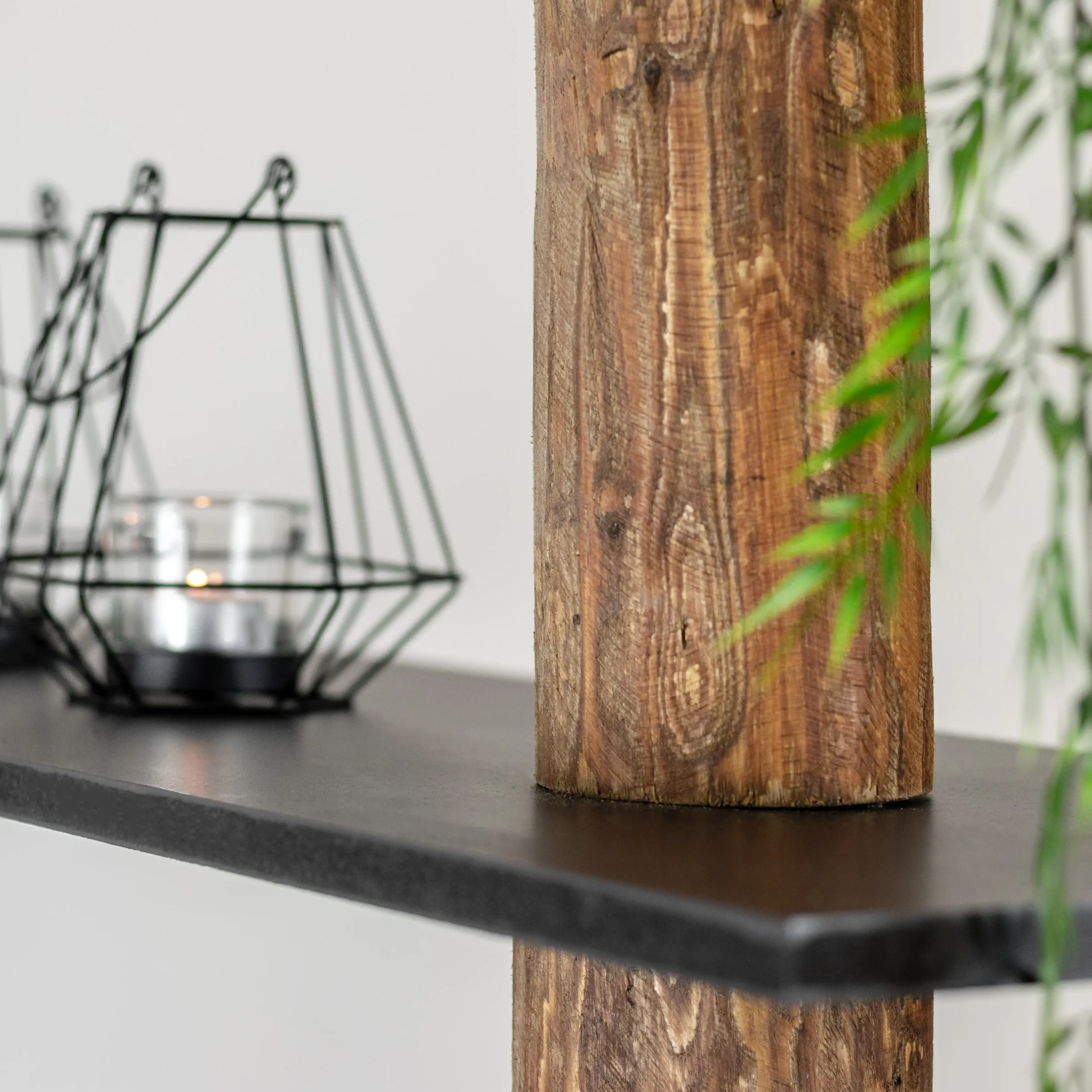 Roomdivider kast Alrik OakZwart 250cm (6)