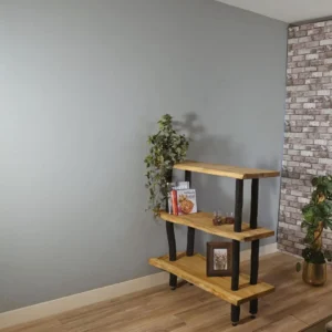 Roomdivider kast Odin Zwart Old Naturel 110cm