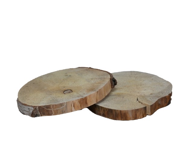 Rustieke houtschijf 25 cm