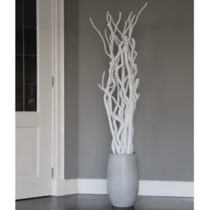 Set Robuuste Kronkelwilgtakken zonder pot Wit 160cm (1)