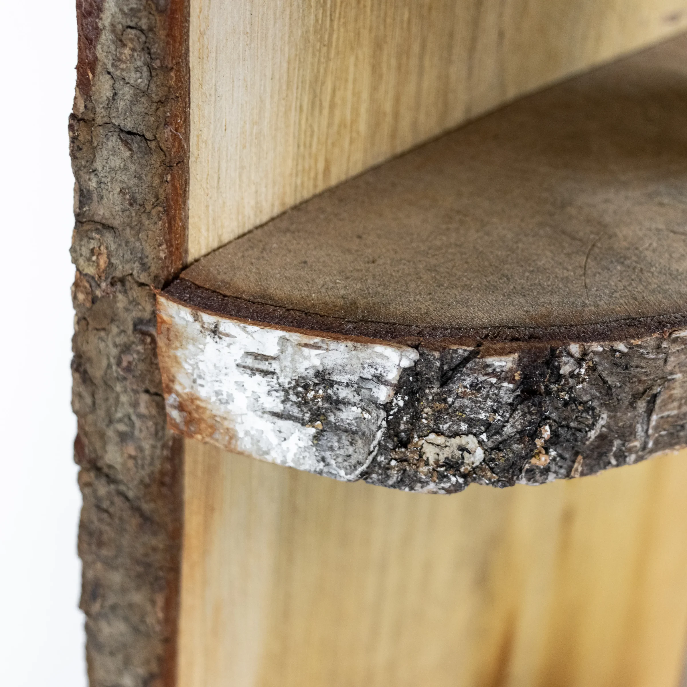 Staand Boomstamrek Dudley Eiken met bast 100cm (10)