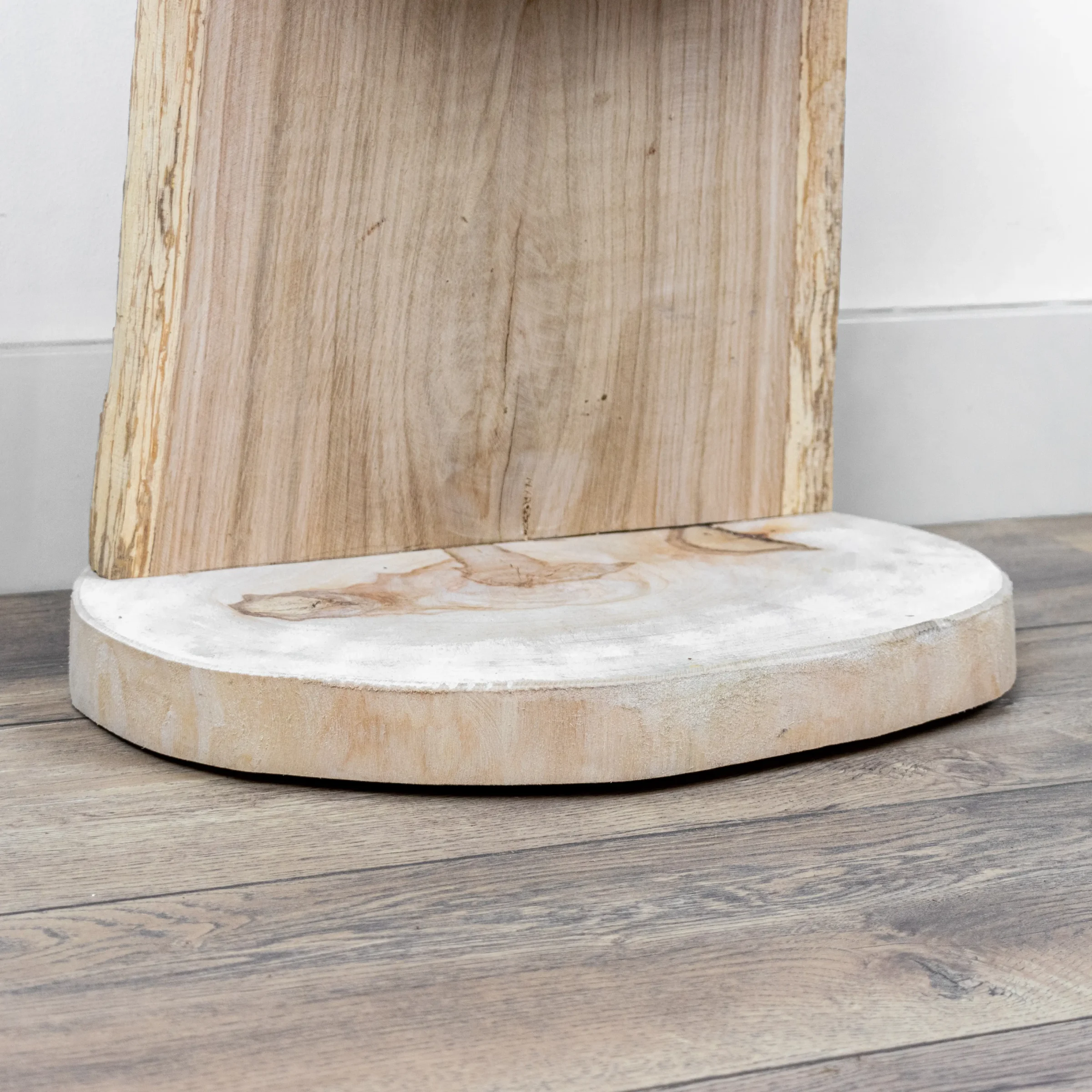 Staand Boomstamrek York Geschuurd Eiken 100cm (4)