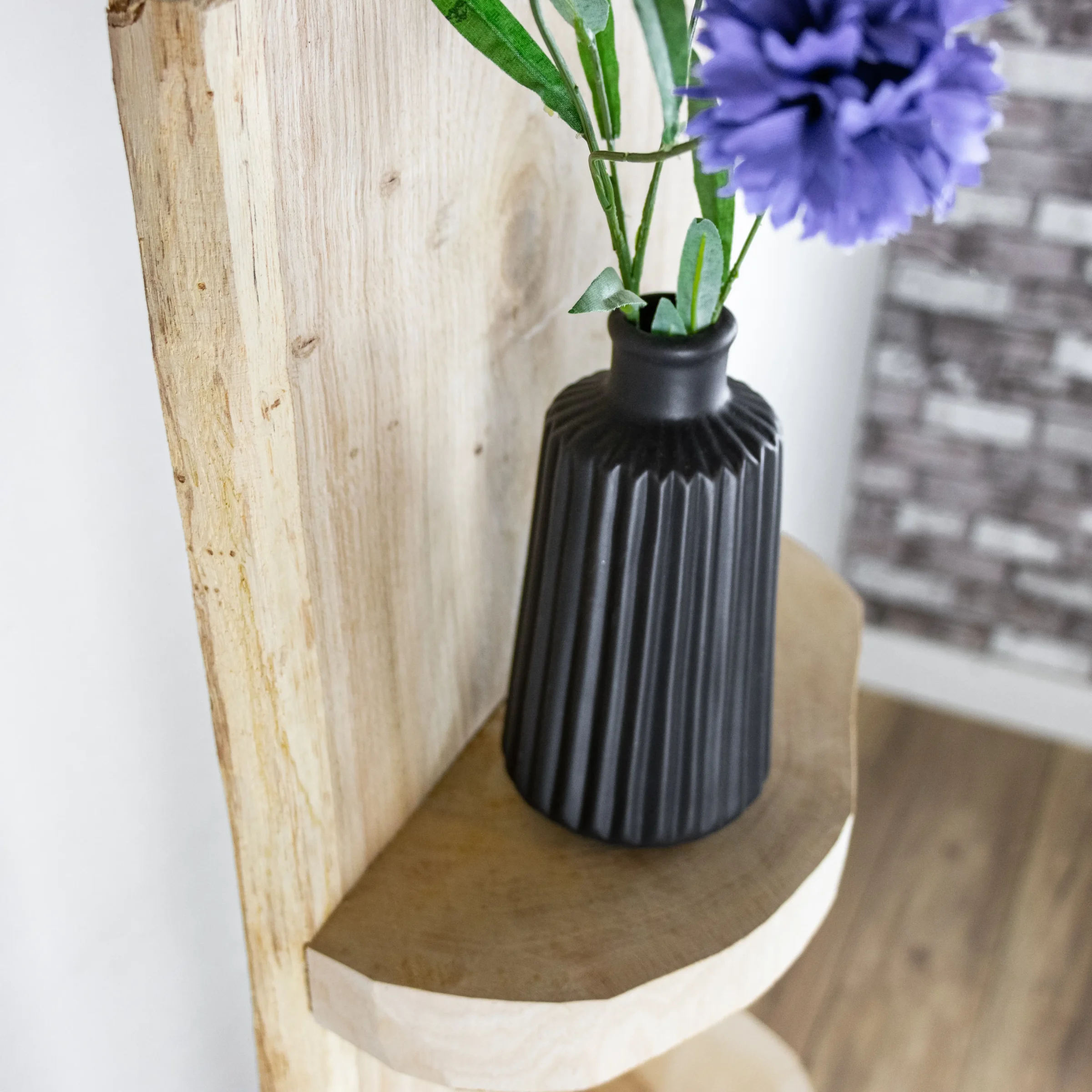 Staand Boomstamrek York Geschuurd Eiken 150cm (8)