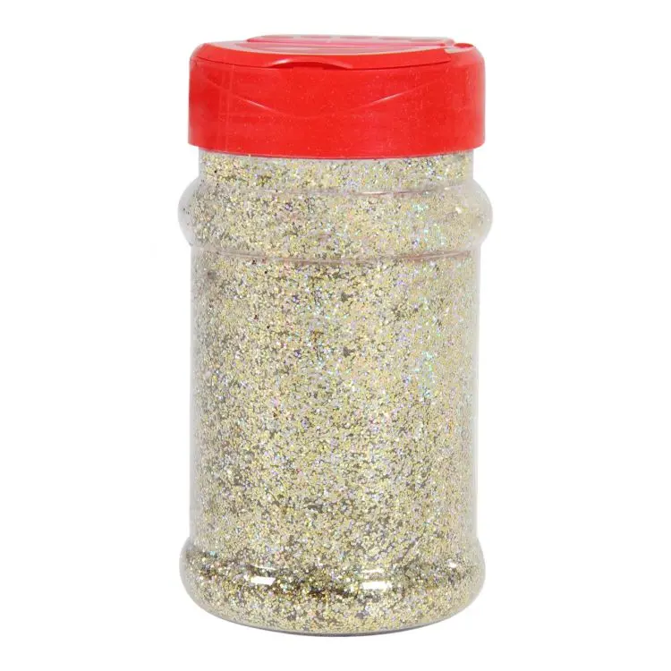 Strooipotje Glitters Zilver gemengd fijn