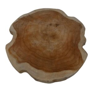 Teak houten schijf (4)