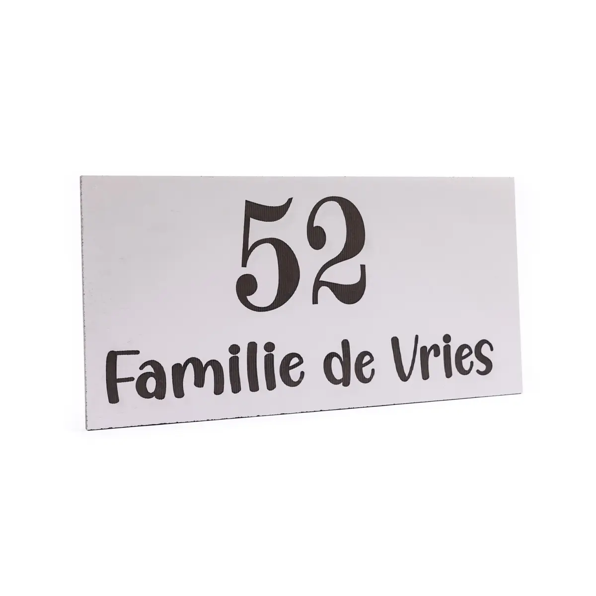 Trespa bord Gepersonaliseerde Symbooltekst 30cm (1)