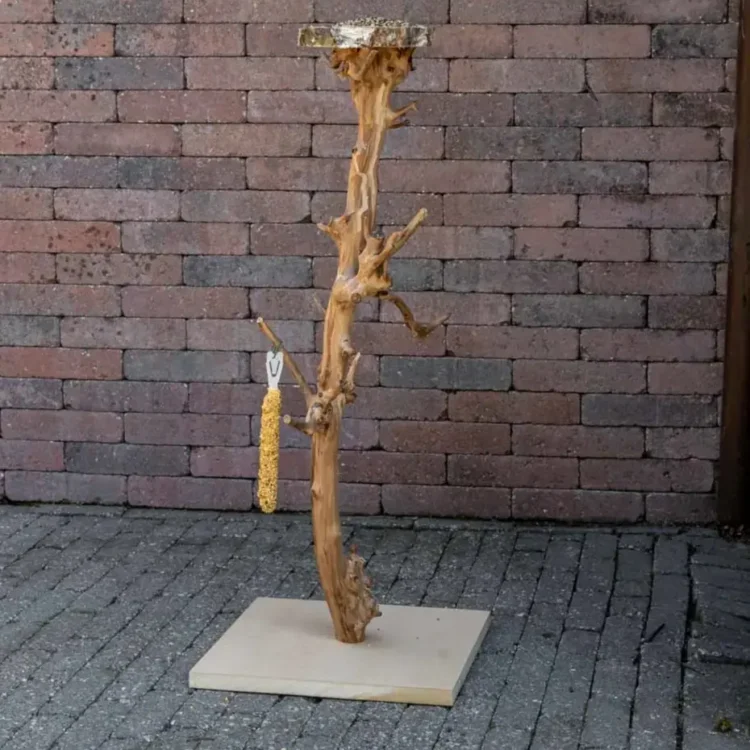 Vogelboom Luna 75 cm mjet voederplateau